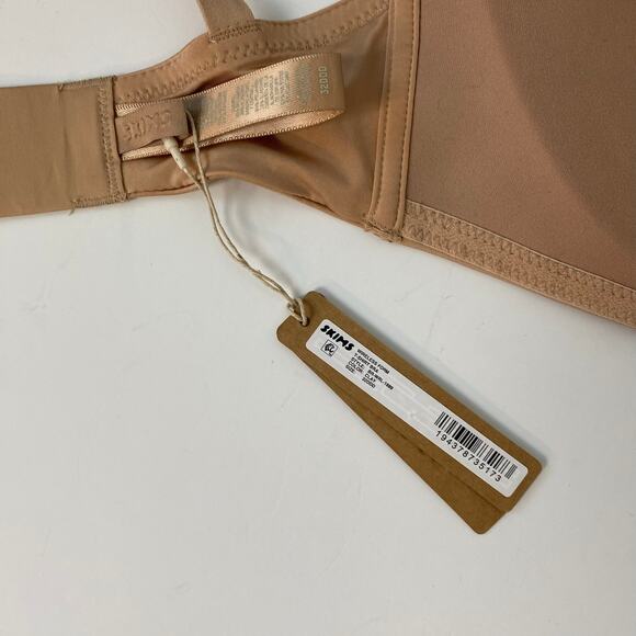 Skims Wireless Form T-Shirt Demi Bra Clay‎ Lightly Lined Foam Pads Size 32DDD - Picture 6 of 8
